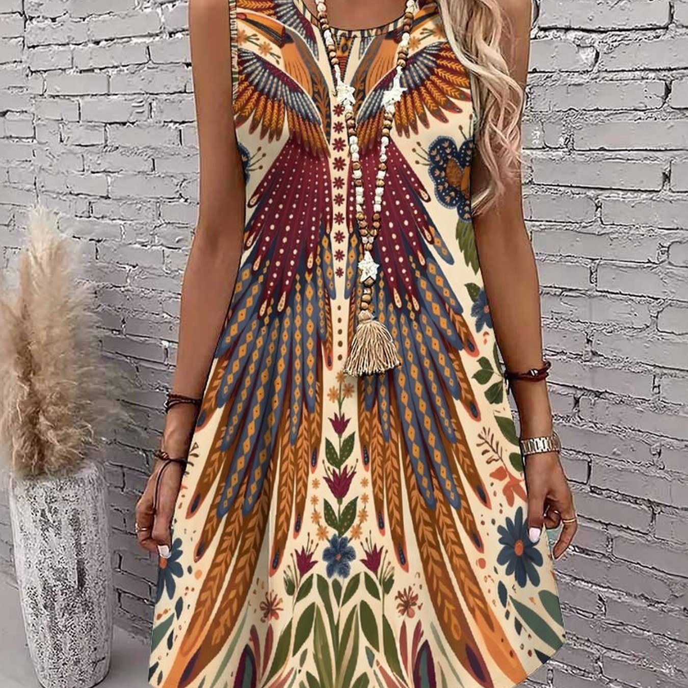 Directional Women's Fashion Vest Dress