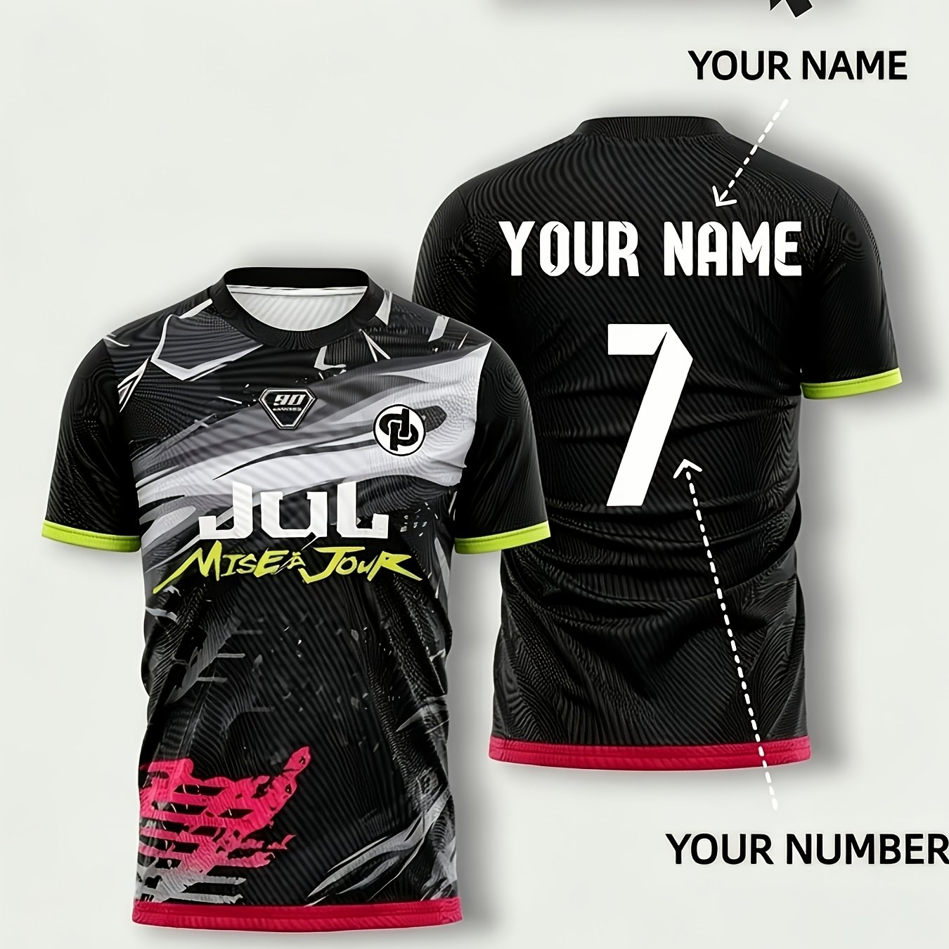TEMU Custom Japan 25/26 Blue Soccer Jersey - Personalized Men's And Women's Football Shirt With Name And Number Printing, Suitable For Sports And