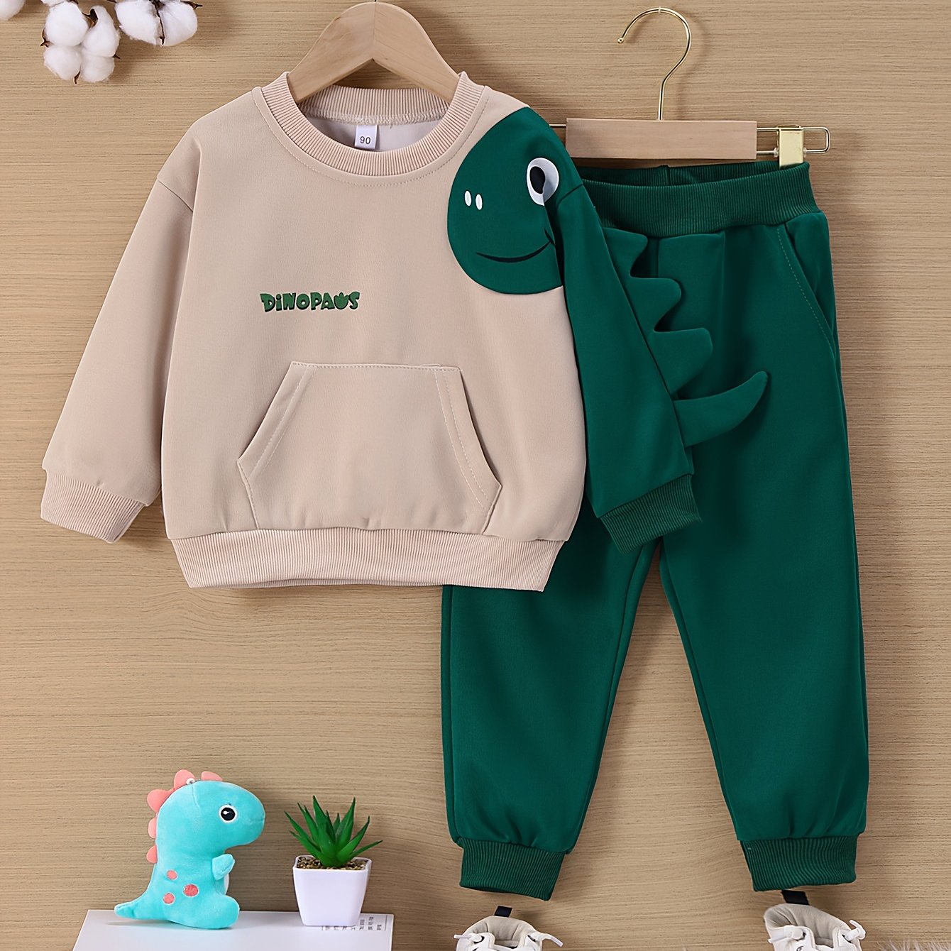 Image of Print Sweatshirt Set For Outdoor Wear, Breathable And Warm, Perfect For , Perfect For Outdoor