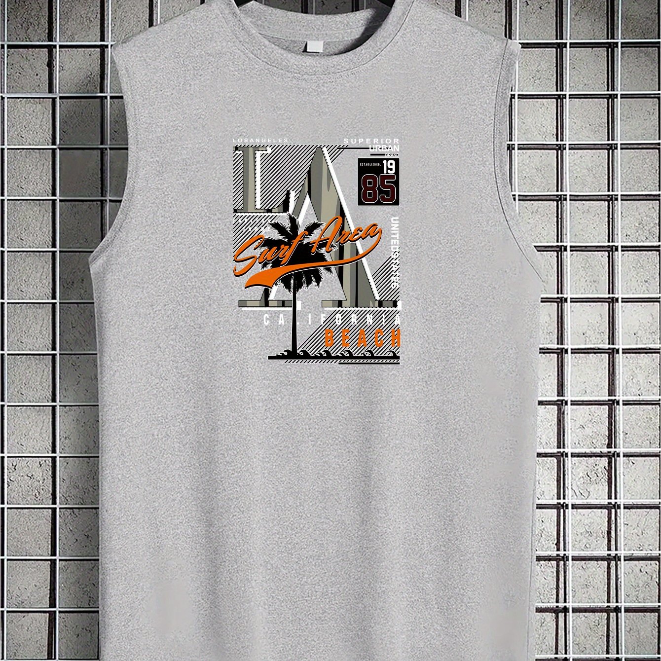 TEMU Men's Summer Top - Casual Round Neck, Stretch Fabric With Unique Print Design, Leisure Style, Conventional Version, Summer