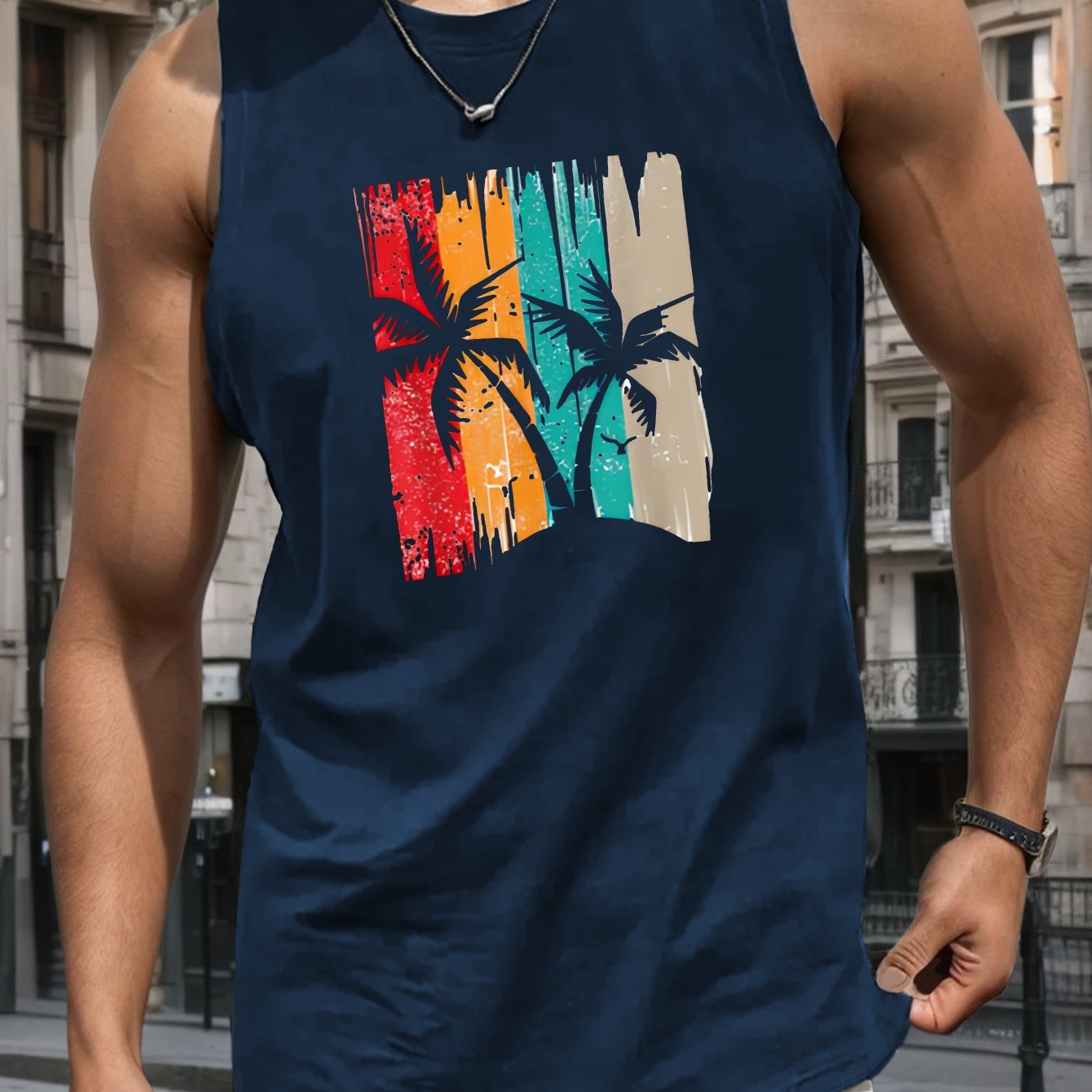 TEMU Standard Size Men's Vest In Coconut Vintage
