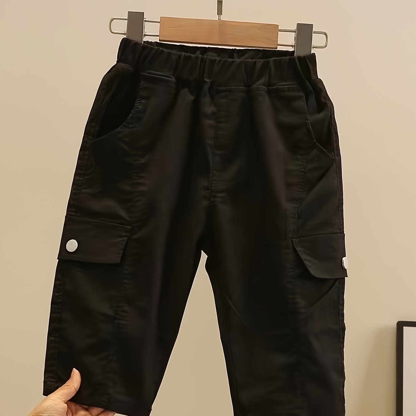 Boys' Summer Shorts New Korean Style Mid-size Kids Capri Pants Stylish Cargo Pants Summer Trousers Trendy, For Outdoor