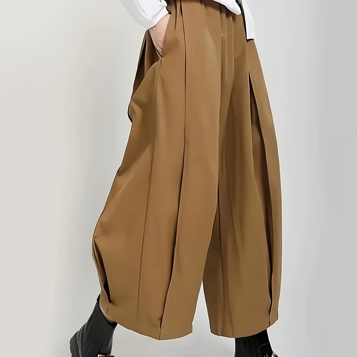 Spring/summer Temperament Cargo Wide Leg Long Pants Trendy Women's Versatile Straight Trousers