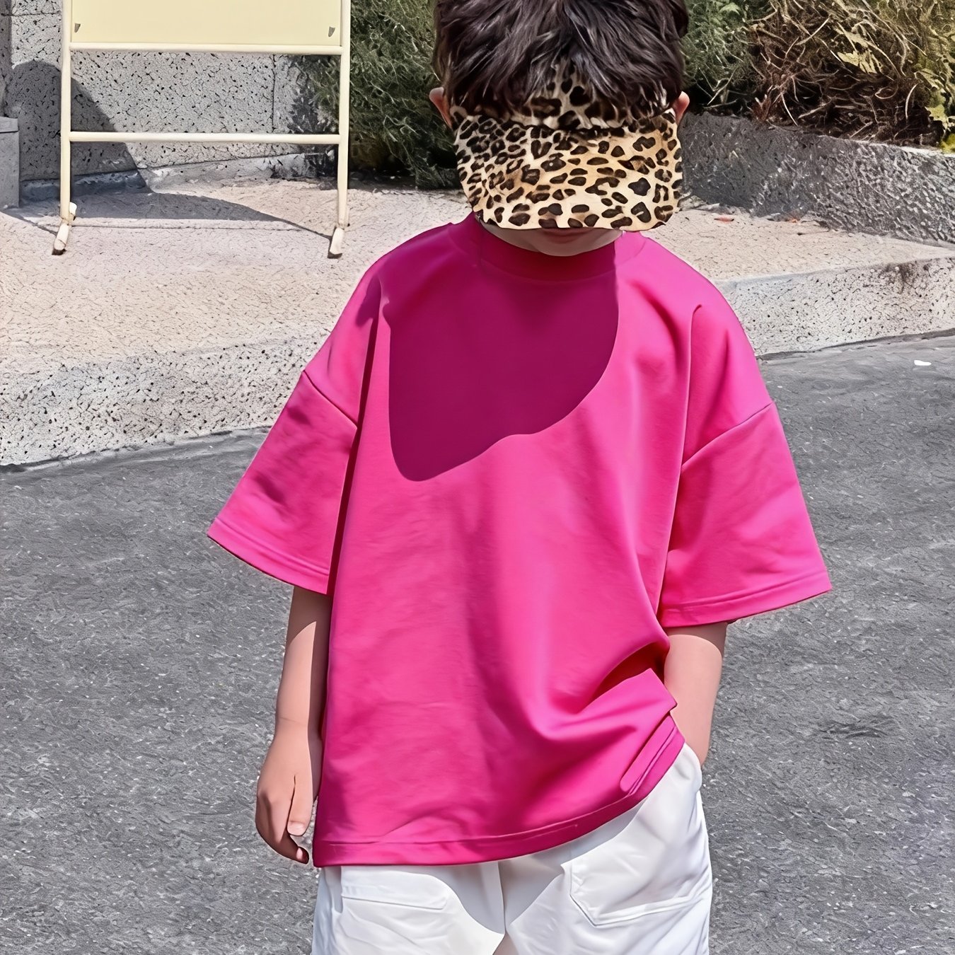 TEMU Trendy Clothing For Boys, Featuring A Stylish Short-sleeve T-shirt For Toddlers And Young Kids