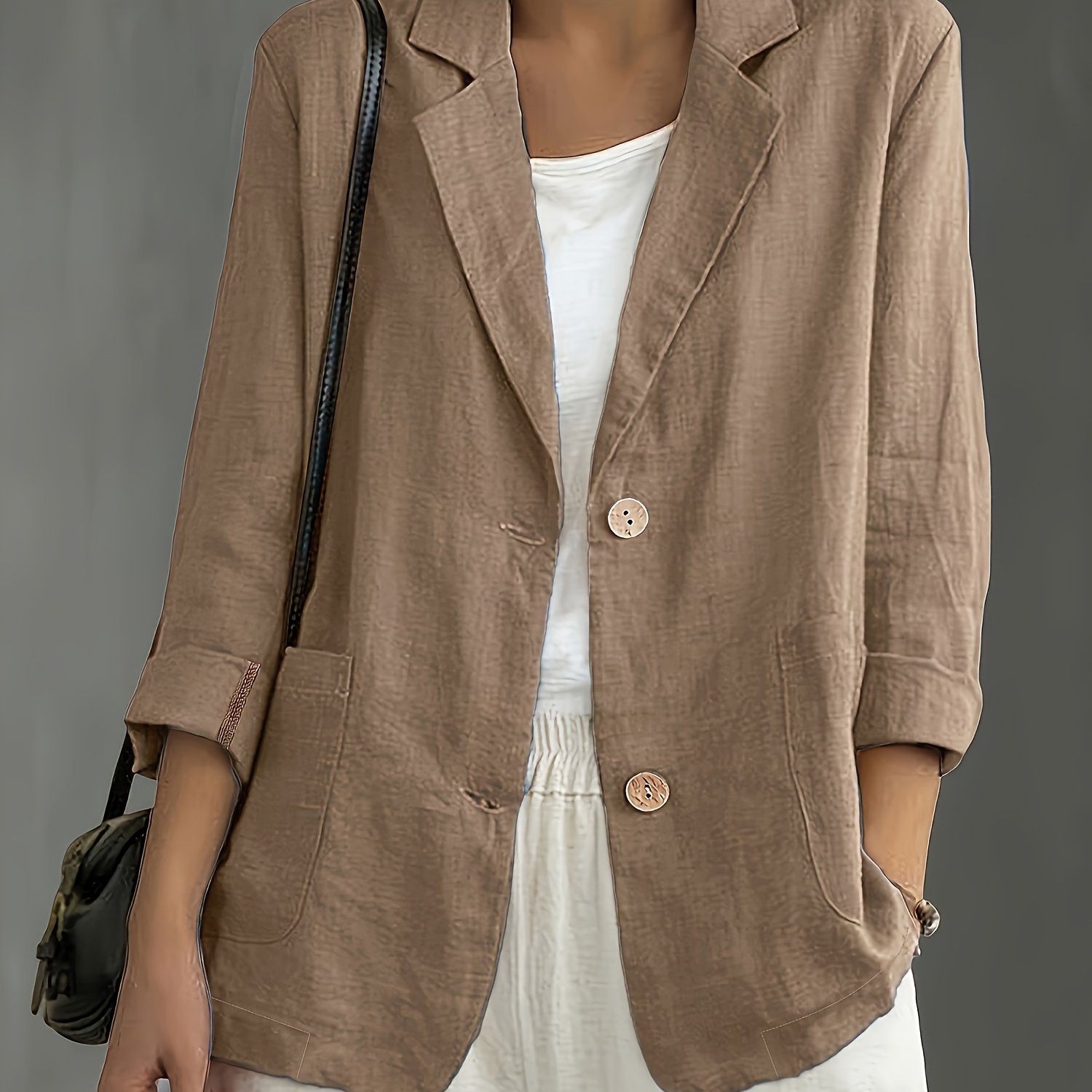 Casual Double-breasted Commuter Spring Summer New Suit Short Jacket Coat