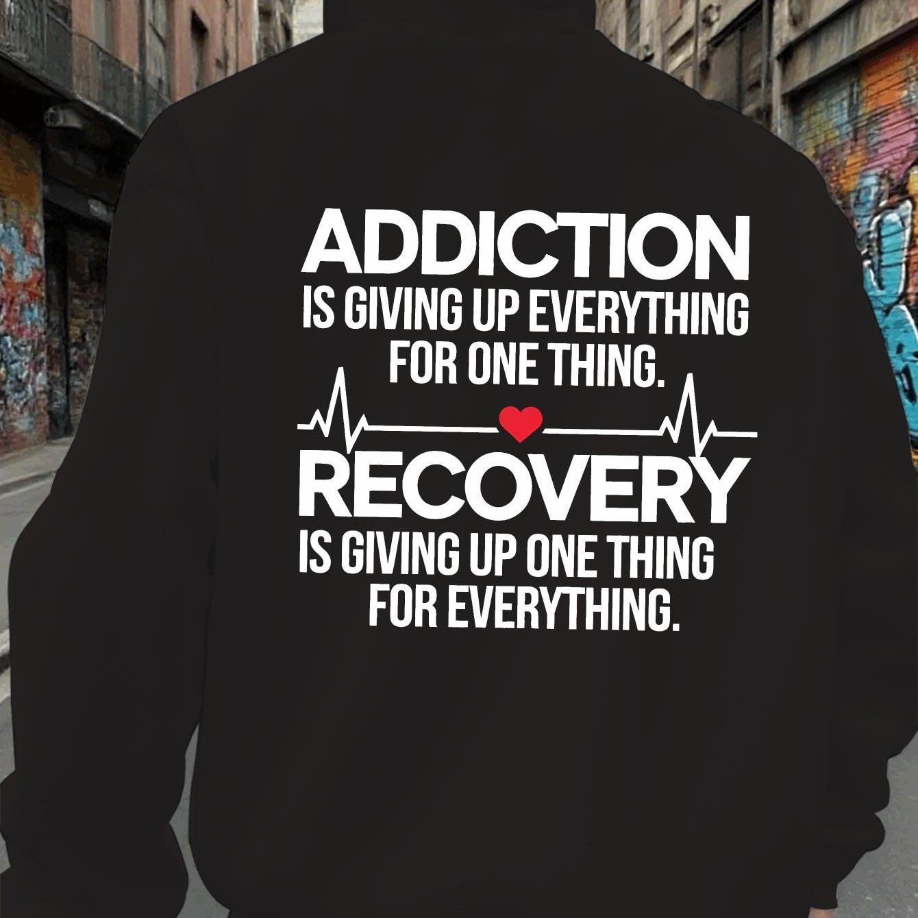 TEMU Men's Hooded Sweatshirt - Features A Back Print With A Recovery - Dark Grey/black Graphic Pullover - Long Sleeve Hoodie Suitable For Daily And