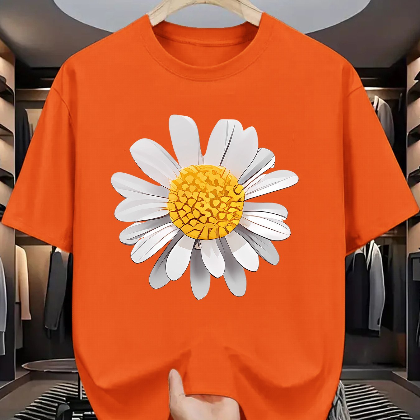 TEMU Summer Men's Fashionable And Comfortable Short-sleeve T-shirt