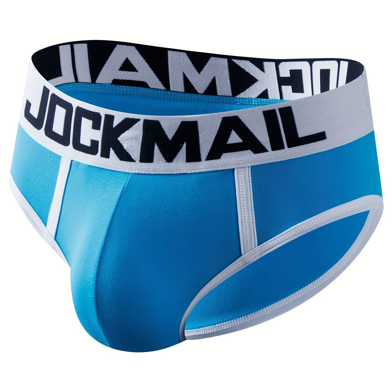 TEMU Jockmail Brand Men's Underwear Classic Fashion Diameter Scrotal Briefs Soft Breathable Modal Material Summer Sports Shorts Men's Swim Trunks