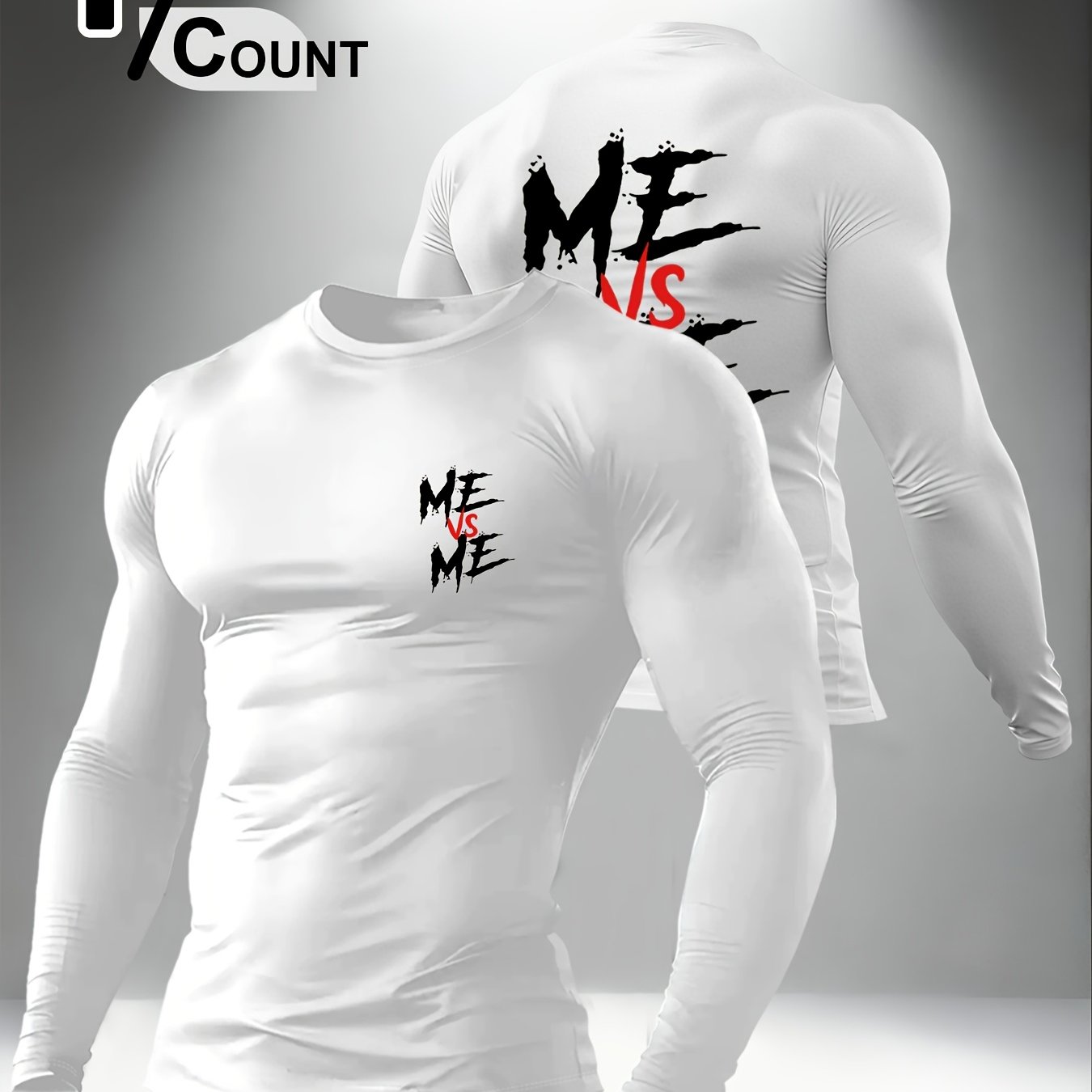 TEMU Men's Printed Regular Spring/autumn Long Sleeve T-shirt, Outdoor Sports Casual Long Sleeve Top