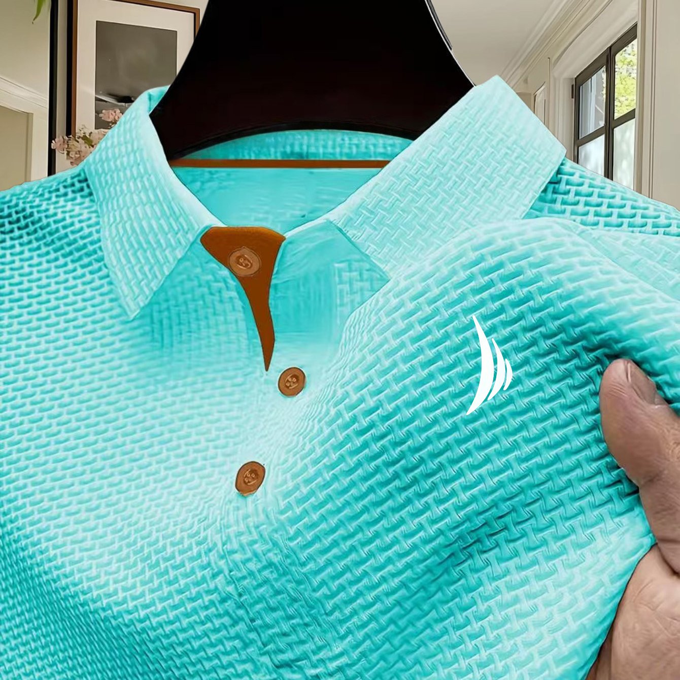 TEMU Simple, Sporty, And Casual Shirt, Comfortable And Breathable. 's Summer Short-sleeve Outdoor