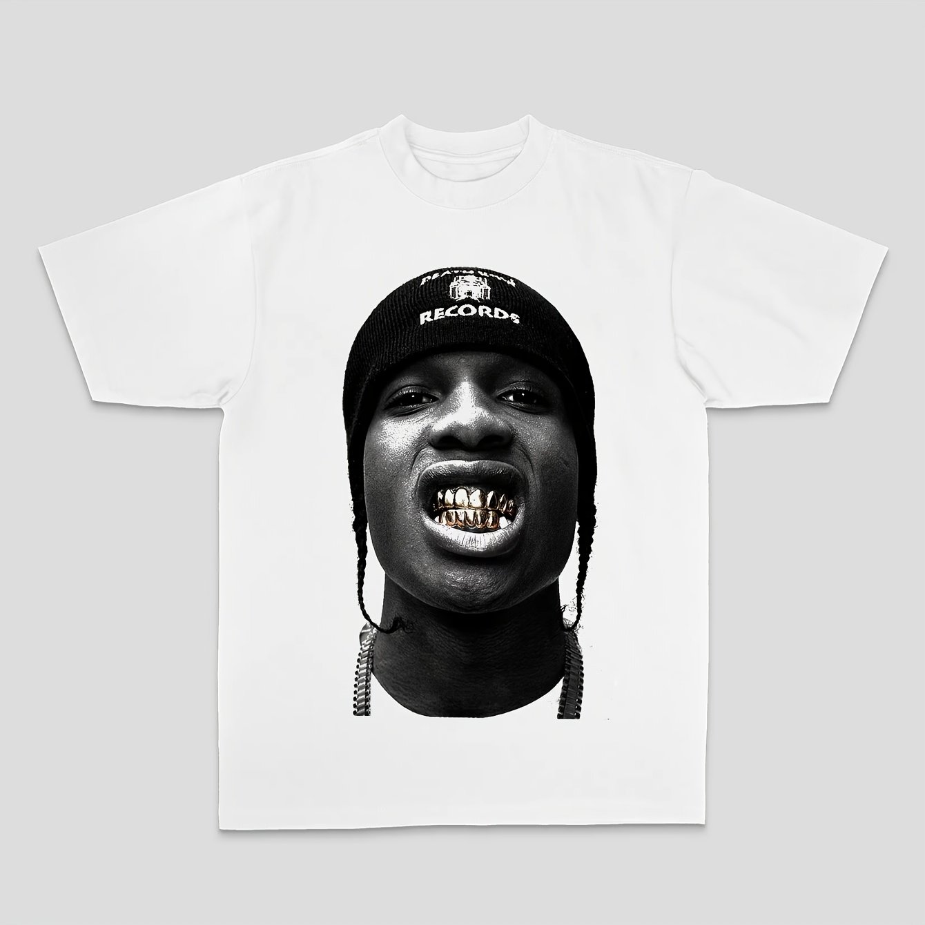 Asap Hip Hop Rap Rap Print Loose Breathable Crew Neck T-shirt Summer 's And Women's Streetwear13