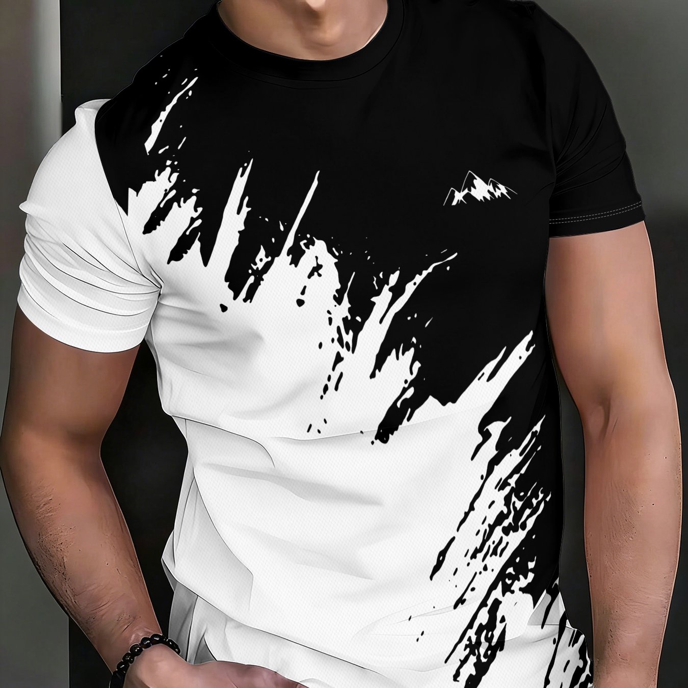 TEMU Men's Casual Short Sleeve T-shirt