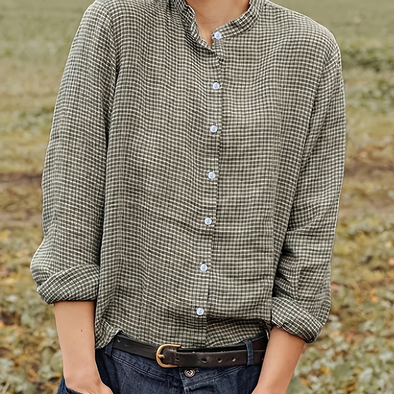Women's Fashion Casual Spring/summer New Arrival, Beautiful Women's Shirt, Vintage Outdoor Women's Shirt