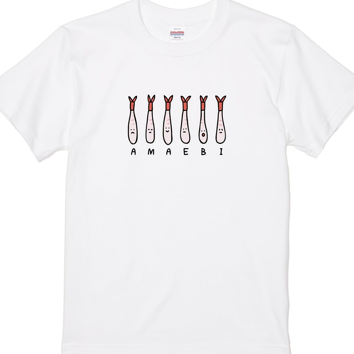 TEMU Interesting T-shirt [sweet Shrimp X6]