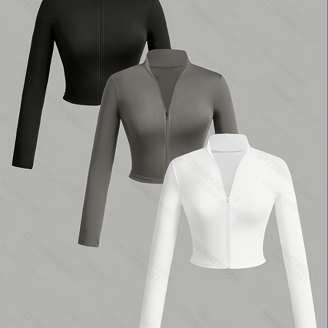TEMU 3pcs Set Women's Easy Casual Autumn Winter V-neck Long Sleeve T-shirt