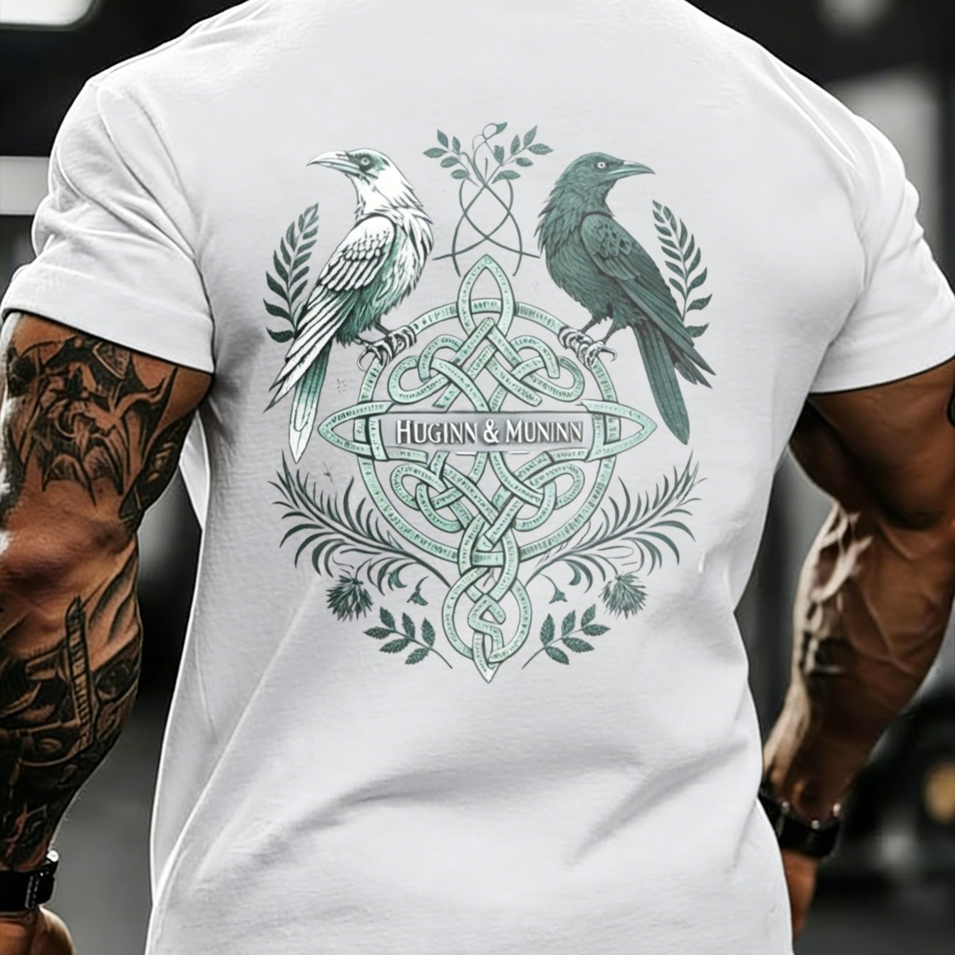 Men' T-shirt And Norse Celtic For Viking Themed Events And Casual Wear