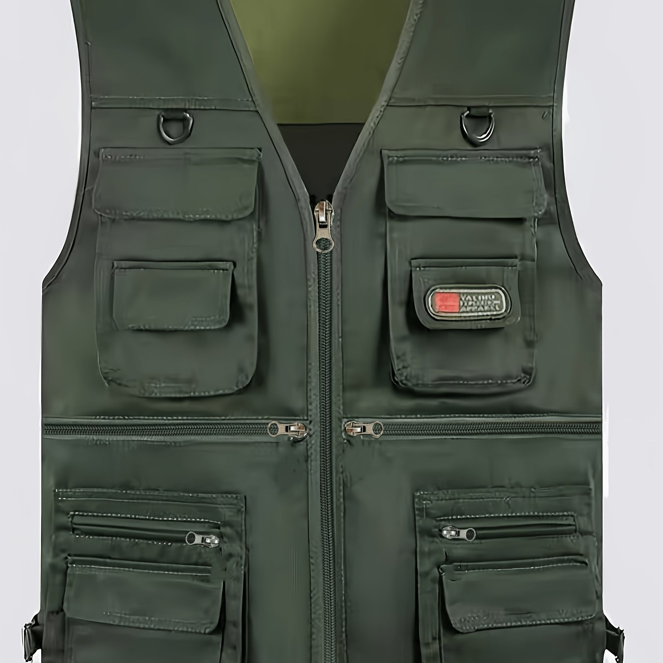 TEMU 1 Men's Spring/summer/autumn Vest - Multi-, Stylish And Durable, Sleeveless Vest With Pockets For A Casual Look, Machine Washable - Suitable For