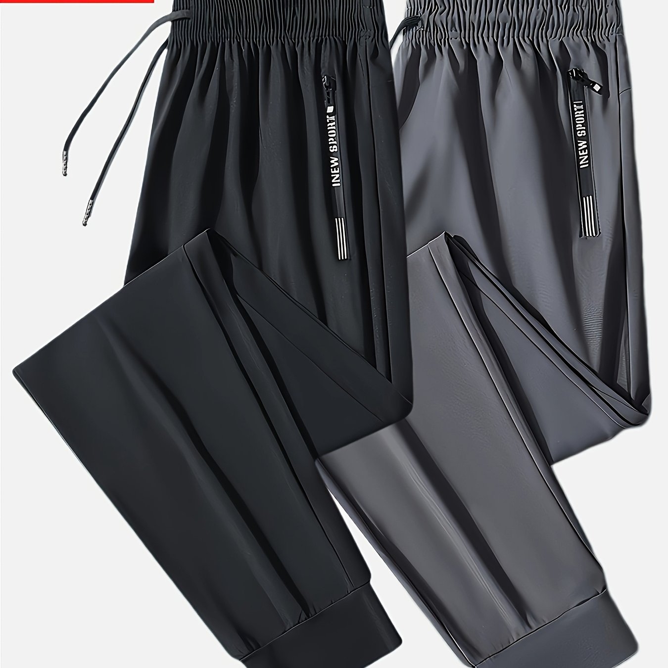 TEMU Pantaloni da Qualit� | Set Pezzi Pantaloni Jogger Casual da per /Estate, Freschi e con Tasche con Cerniera, Pantaloni Sportivi da a , Adatti per