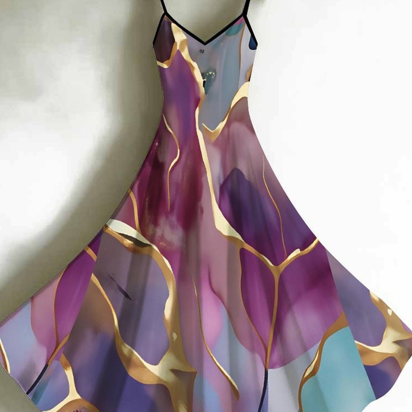 Women's Halter-neck Tank Top Dress With Printed Fashionable Patterns. Elegant Women's Dress Suitable For Parties, Casual , And Elegant Resort Wear. Essential Women's And Must-have For Women.
