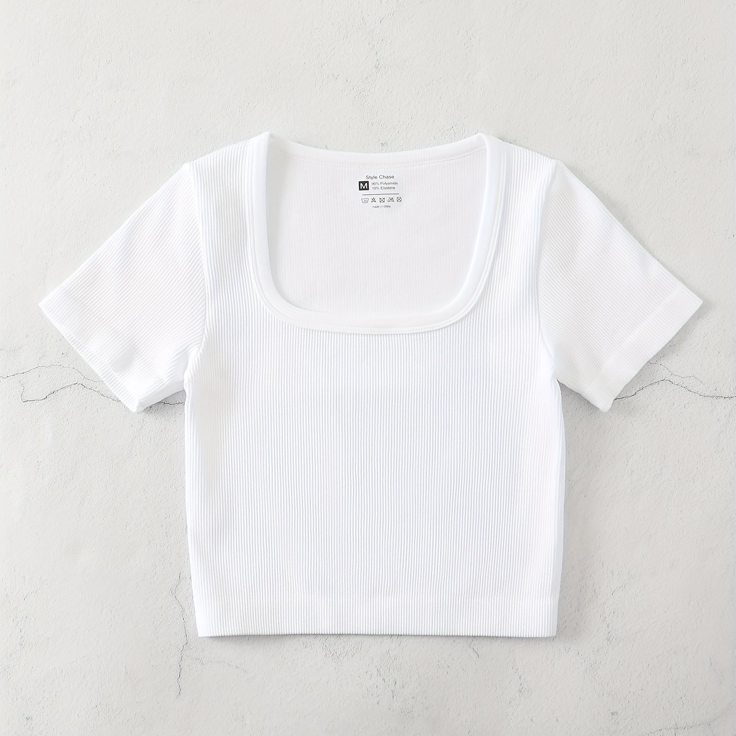 New Yoga Short Sleeve Top, Square Neck Moisture-wicking And Breathable, Tight Belly, Yoga Wear, Sports Fitness Clothes, Summer New T-shirt