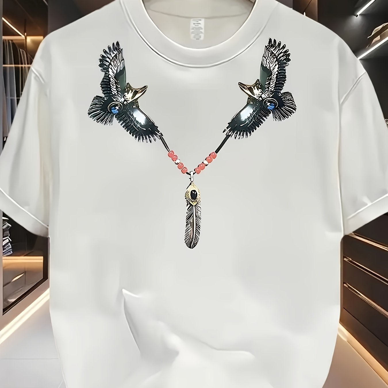 TEMU Camiseta de moda para hombre