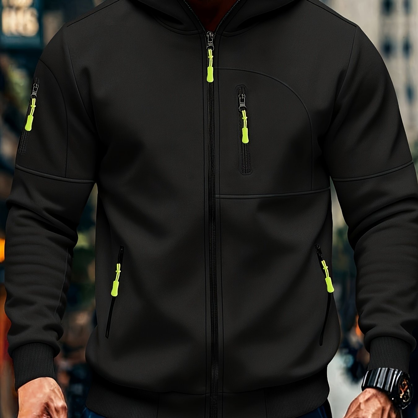 TEMU New Cross-border Men's Fashion Casual Sweatshirt