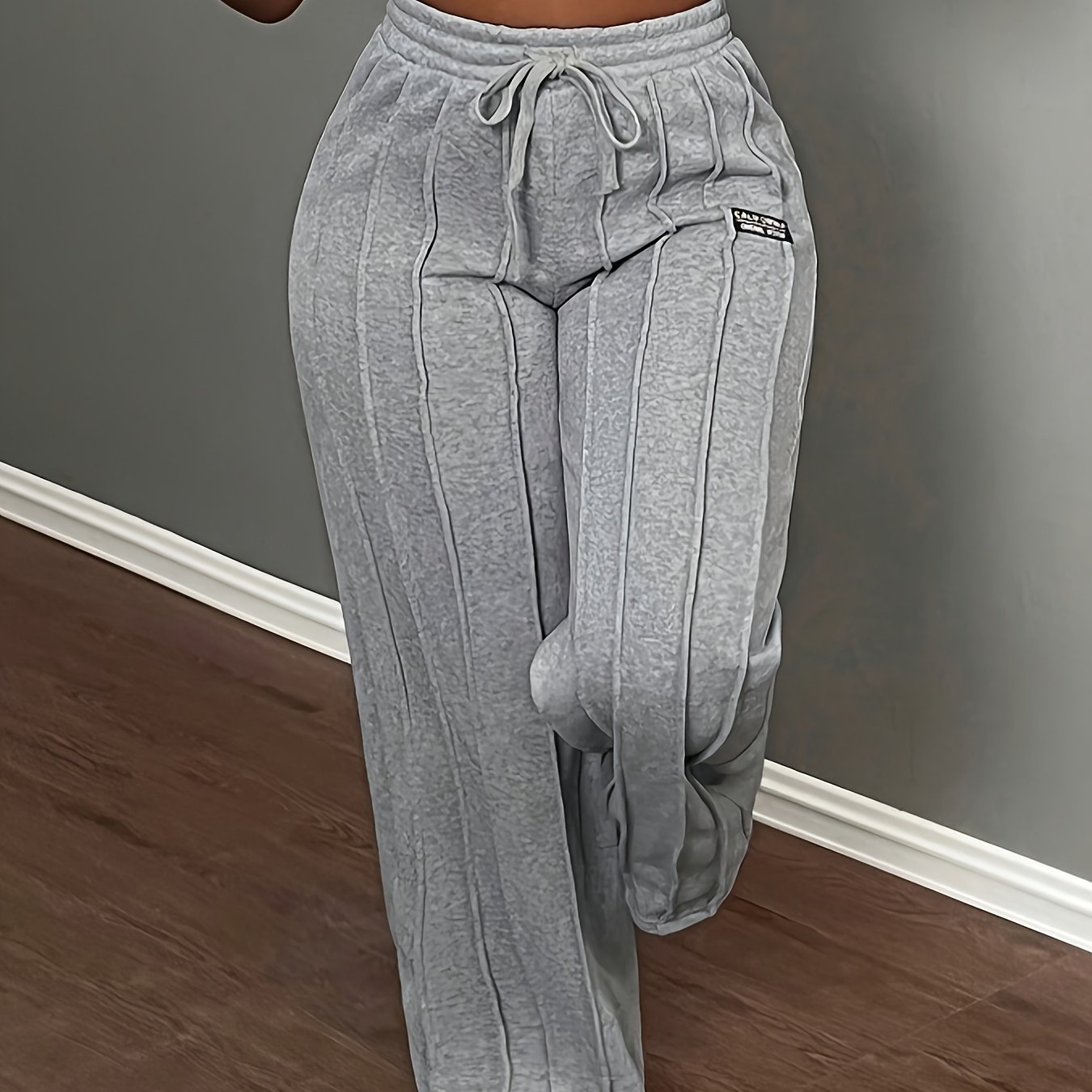 New Cross-border Fashion Casual Women's Jogger Pants With Elastic Waistband And Drawstring, Model Yd88