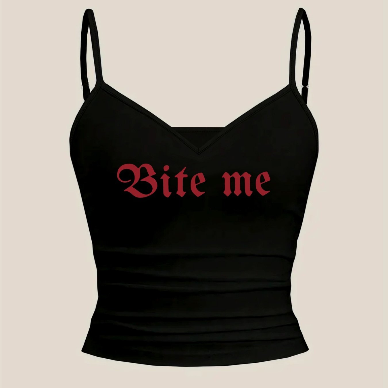TEMU " V-neck Printed Tank Top For Women - Women's Apparel, Summer And Spring, Women's Clothing