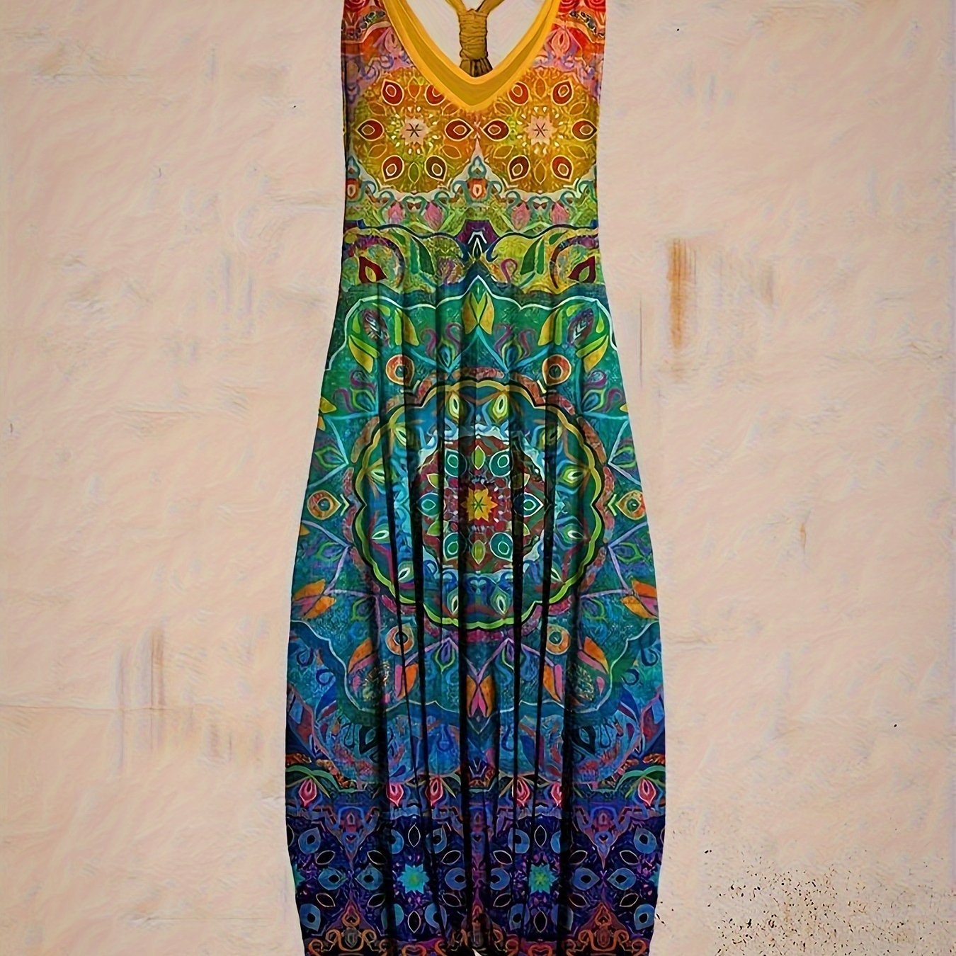 Plus Size, Plus-size Printed Jumpsuit (bust Measurement)