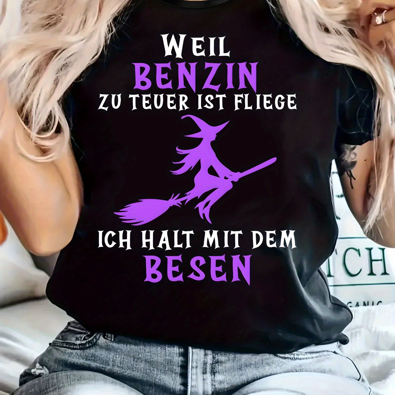 Plus Size - Plus Size - Casual T-shirt For Plus Size Women, Featuring A Round Neck, Short Sleeves, And A Slightly Stretchy Material, Designed For In For
