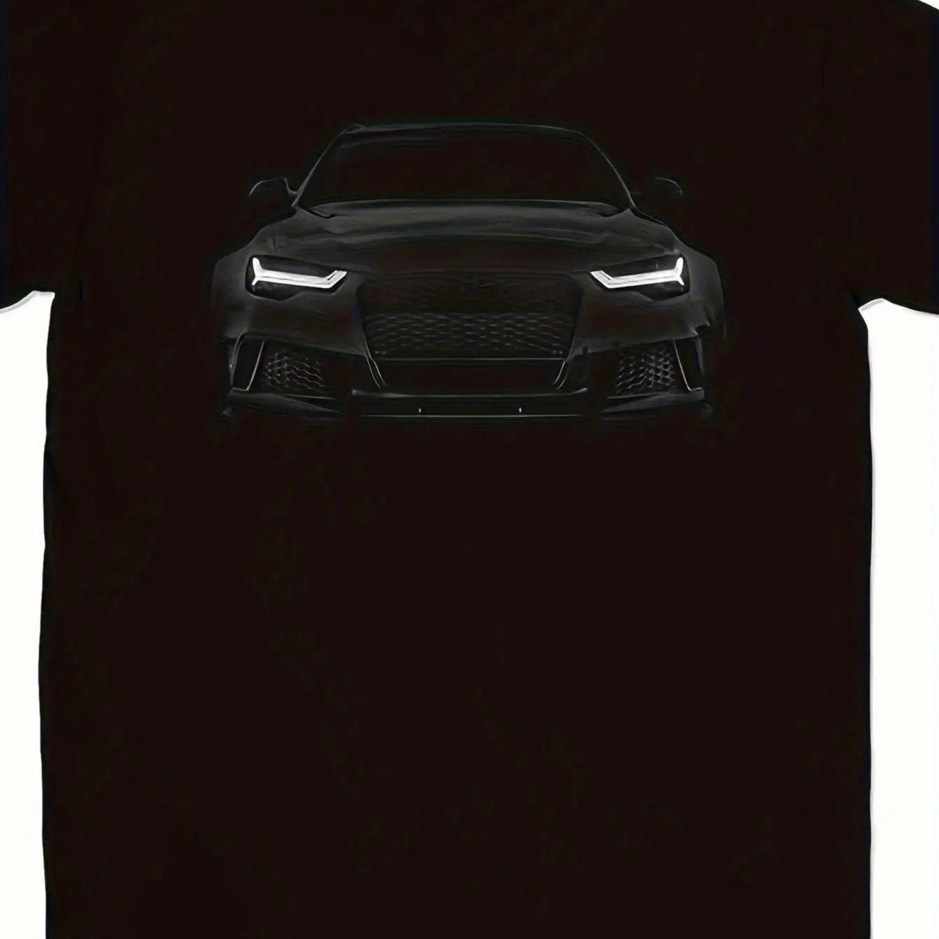 Image of Men's Black Casual Sport Car Graphic Tee | Short-sleeved Crew Neck Design, Stretchy Material, Ideal For Everyday Use Throughout The Year, Car-inspired Apparel, Great Gift Idea, Collectible Tee.
