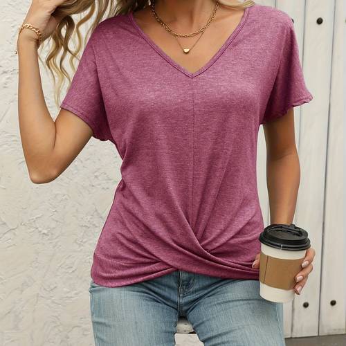 directional womens casual short sleeve t shirt top