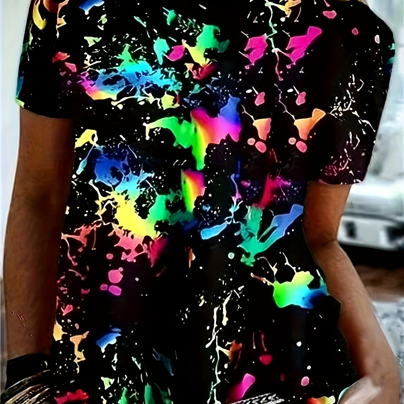 3d Digital Printing Popular Casual Vacation T-shirt