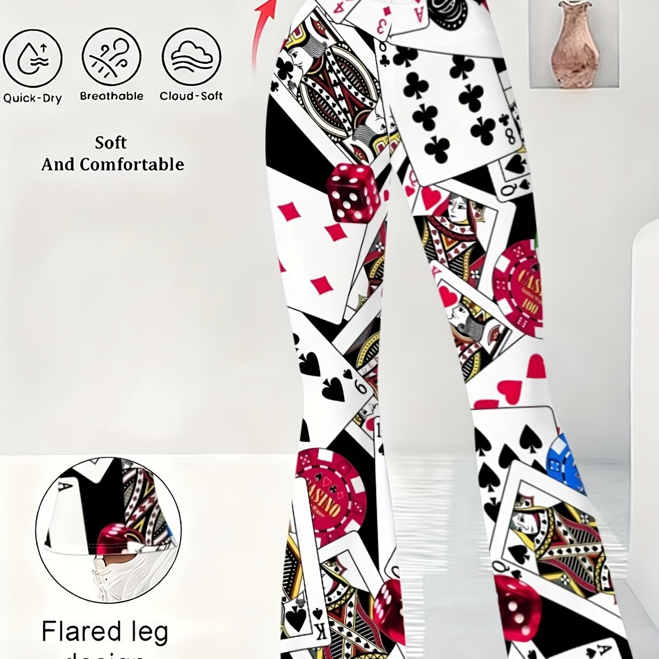 TEMU Women's Fashion Leggings With A High-waisted Design | | Smooth Texture, High-waisted Leggings (748)