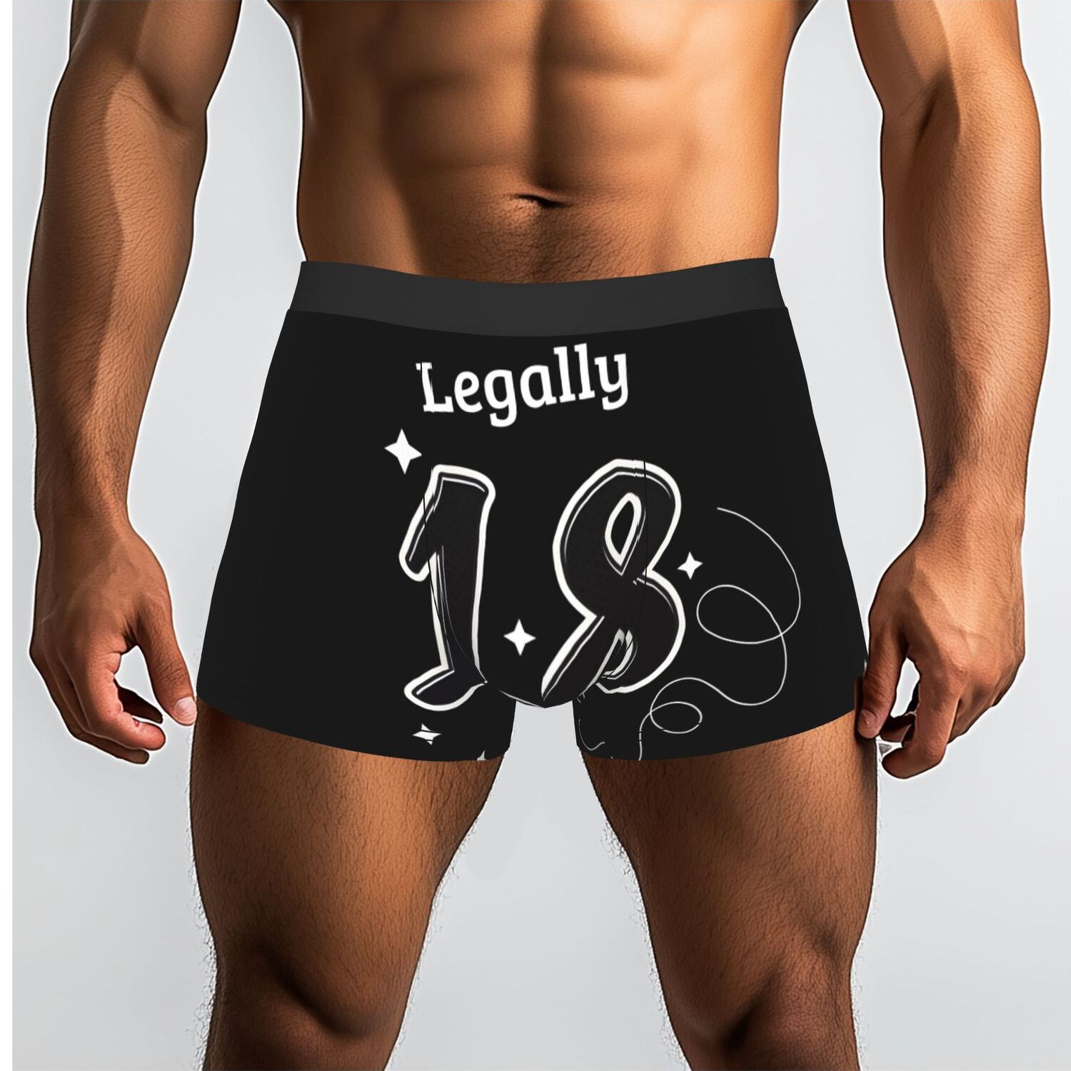 TEMU 1pc 2008 Old Themed 18th Birthday Underpants Homme Panties For Man Underwear Shorts Boxer Briefs