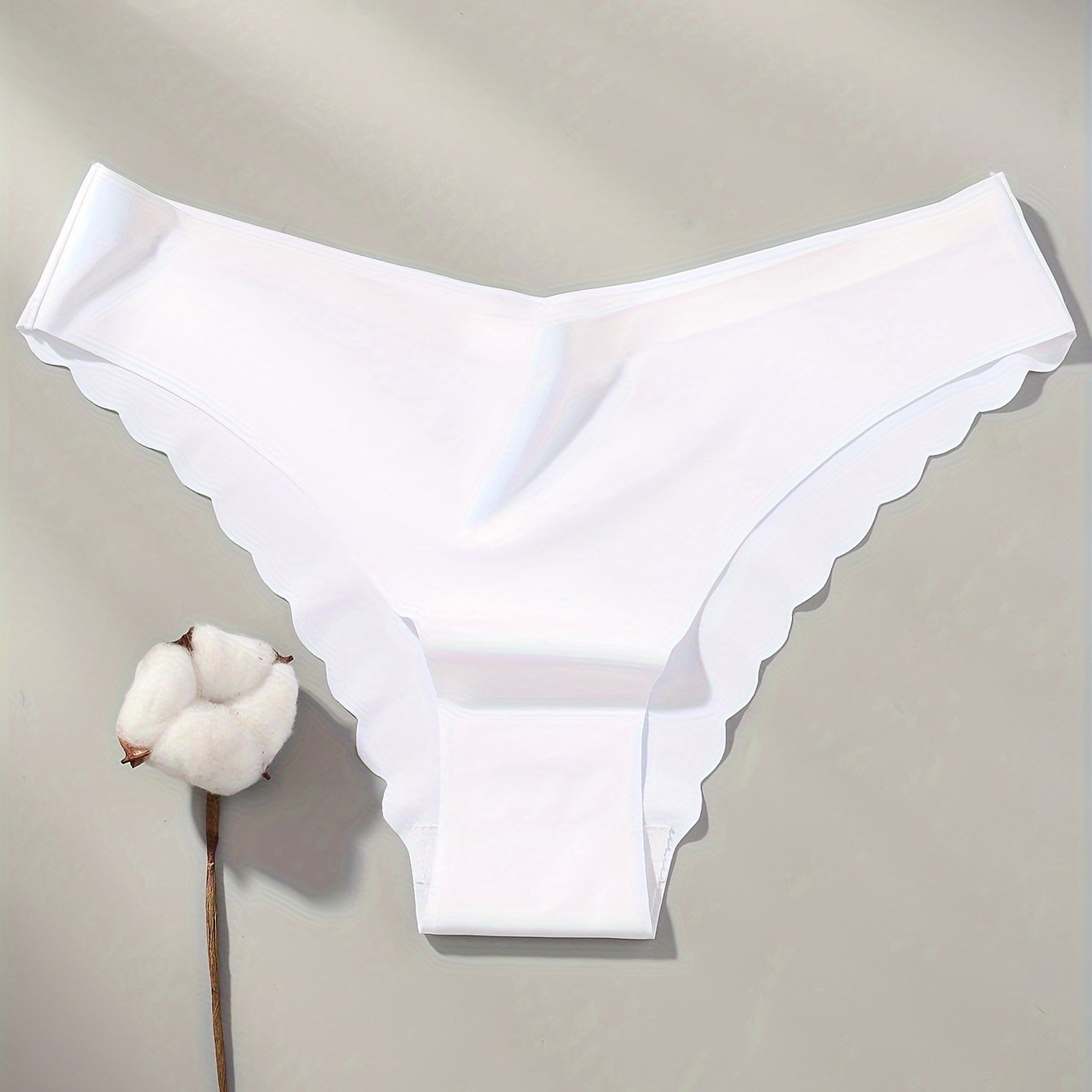 Image of 1pc Minimalist Seamless Ice Underwear, Sexy And Low-rise, Designed For Women's Sports And Fitness