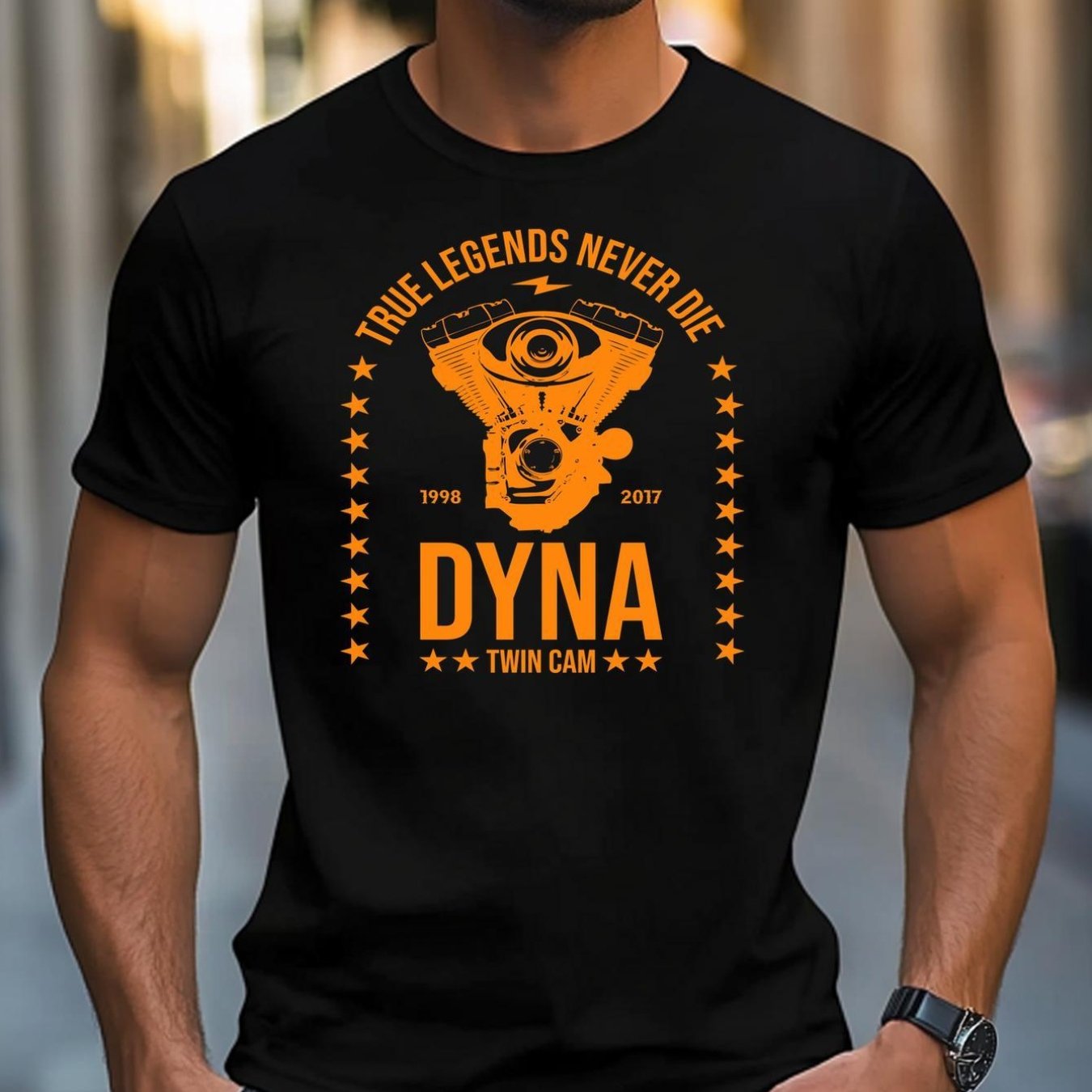 Legend T-shirt, Short Sleeve Cotton T-shirt, Crew Neck, Soft, Breathable, Regular Fit. Cotton Printed Shirts