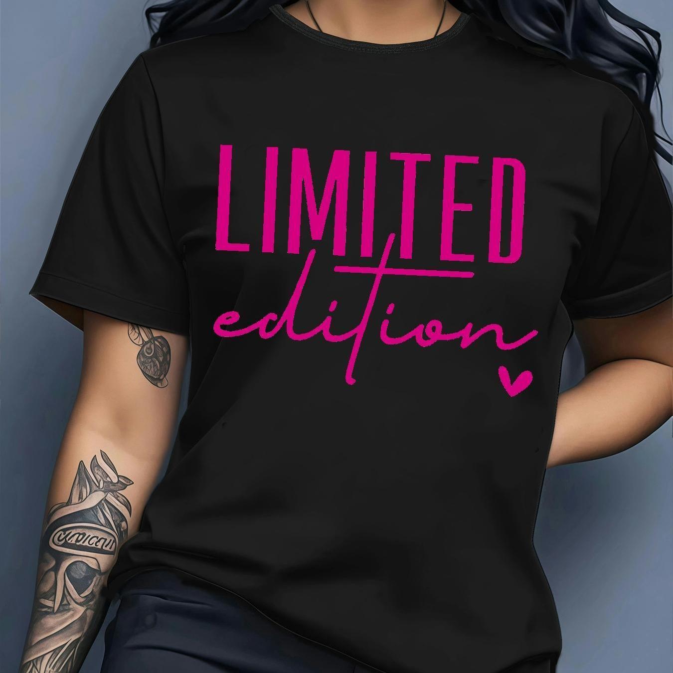 E-shop Plus Size - Damen Kurzarm T-Shirt mit Print, Damen T-Shirt, Grafik T-Shirt, Damen Oberteil