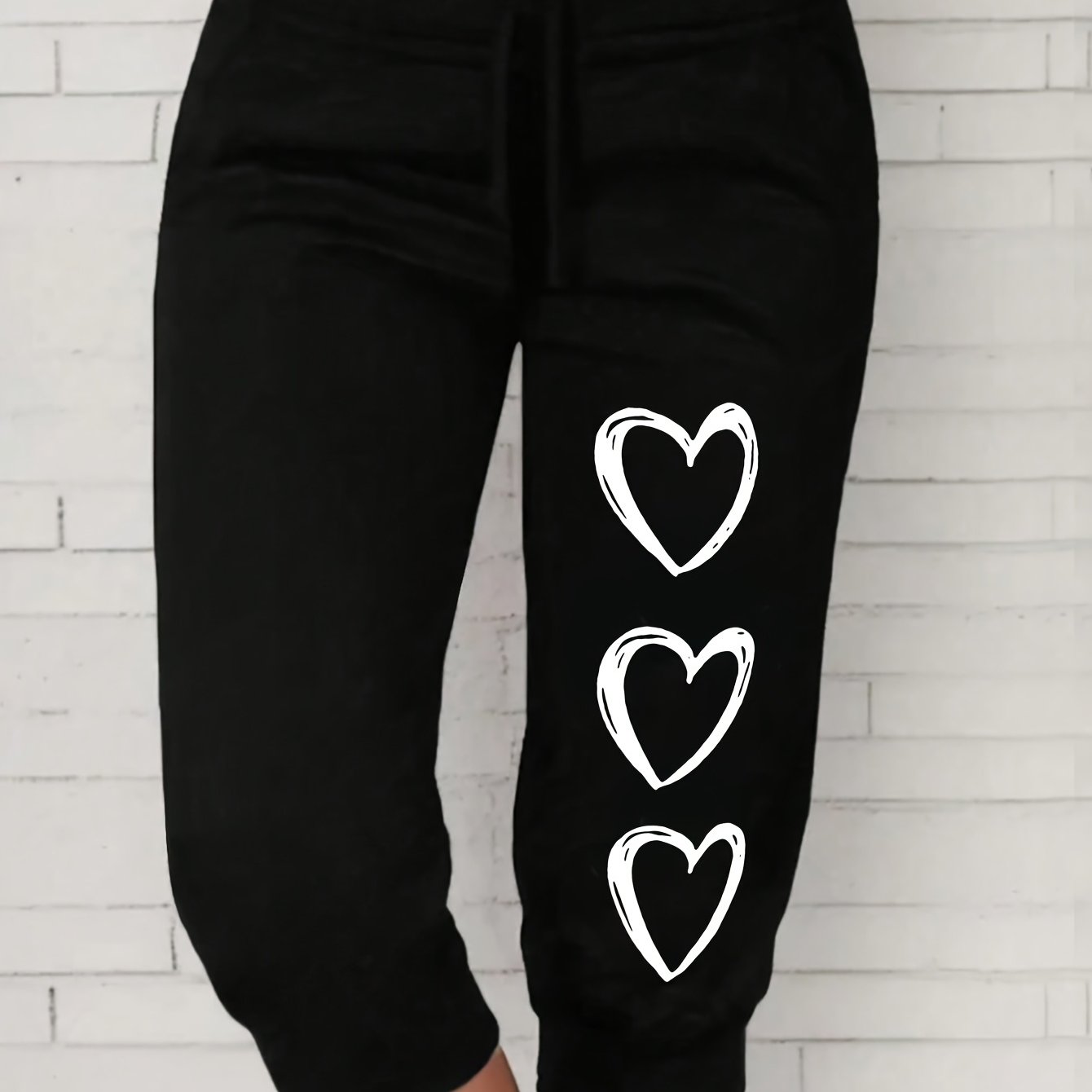 TEMU Plus Size, New Women's Plus Size Wide Leg Harem Pants Loose Casual Elastic Waist Mid-length Printed Pants For Home And Vacation Fashion