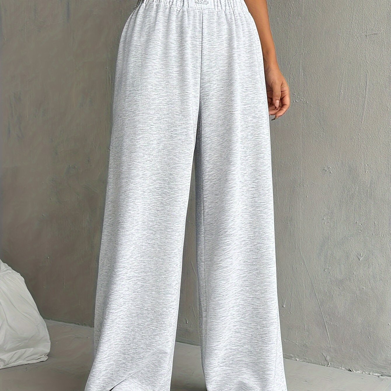 Autumn Women's Casual Label Wide-leg Long Pants