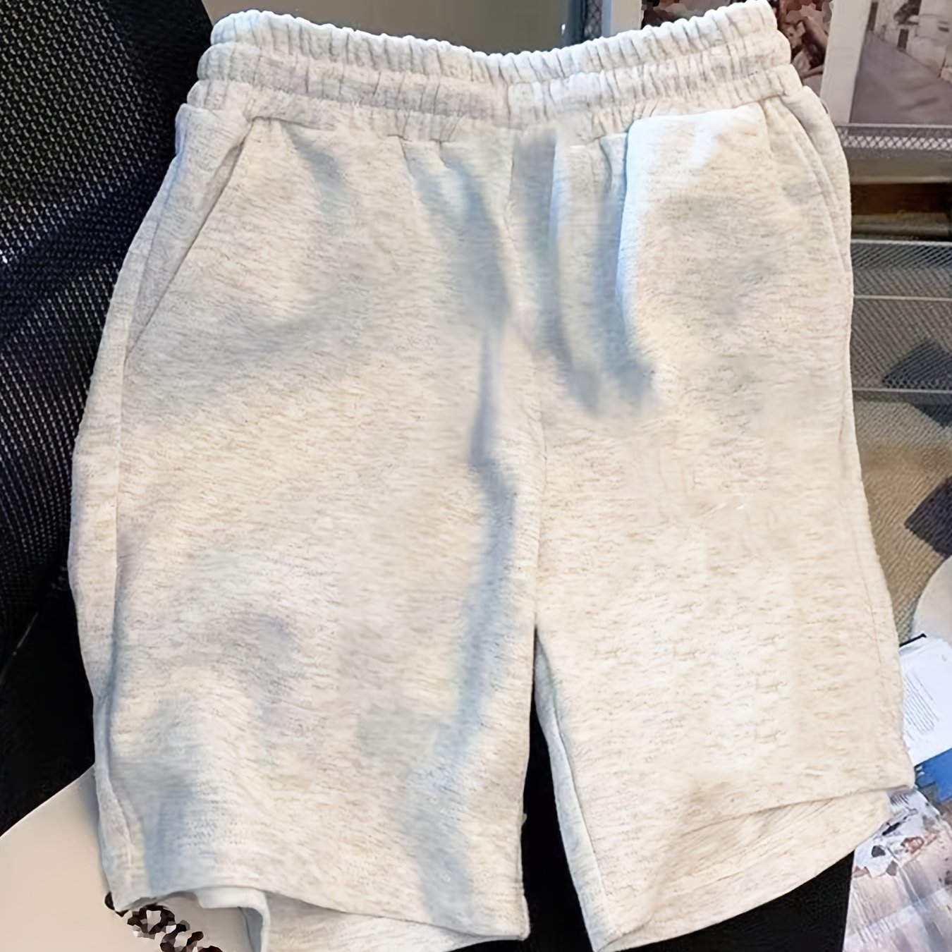 E-shop Mädchen Weiße & Graue Sommer-Shorts - & Kurze Hosen für Kleinkinder mit Kurzen Schnitten, Ideal für & Urlaub - Maschinenwaschbare