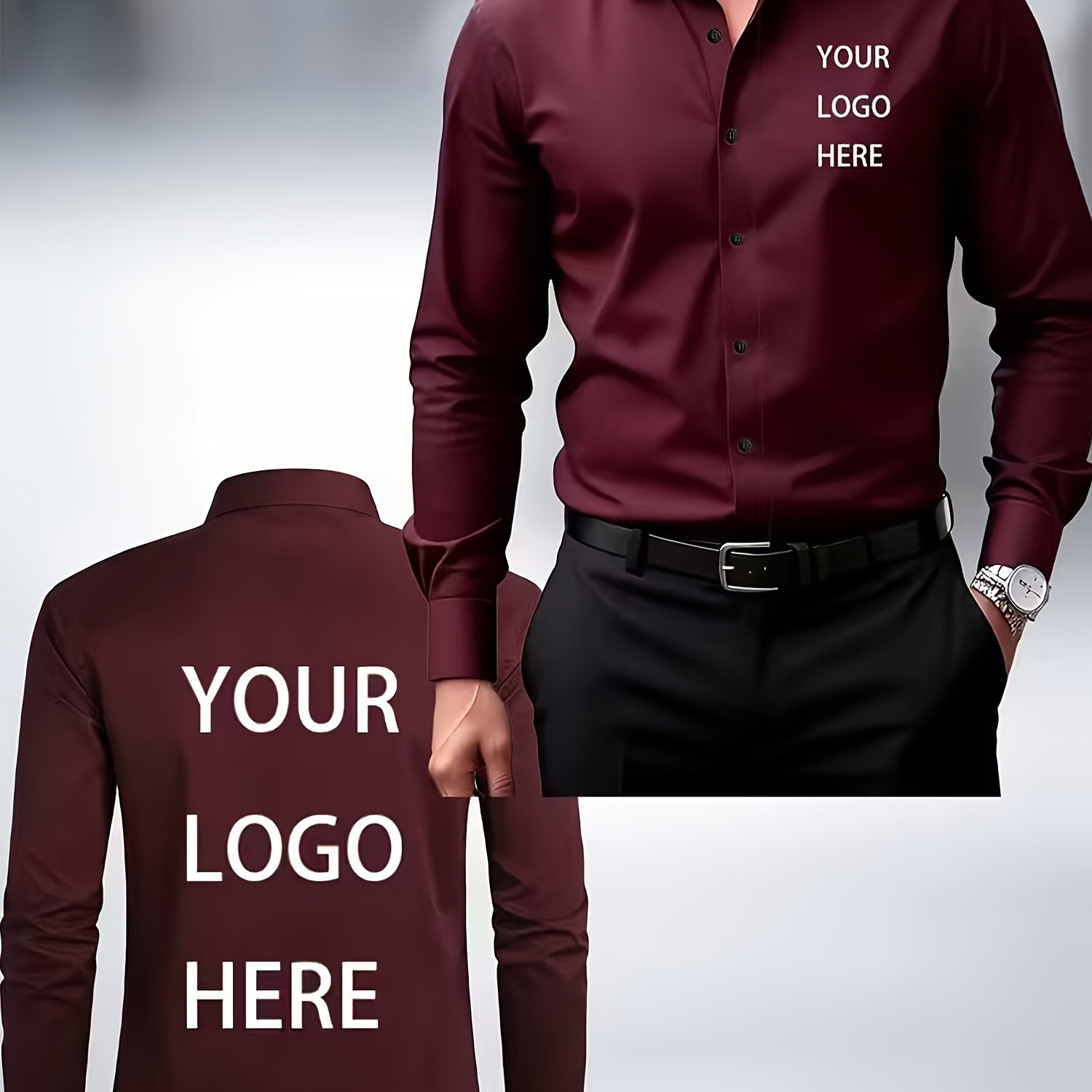 TEMU Men's Custom Print Shirts Are Essential For Commuting And Autumn, For