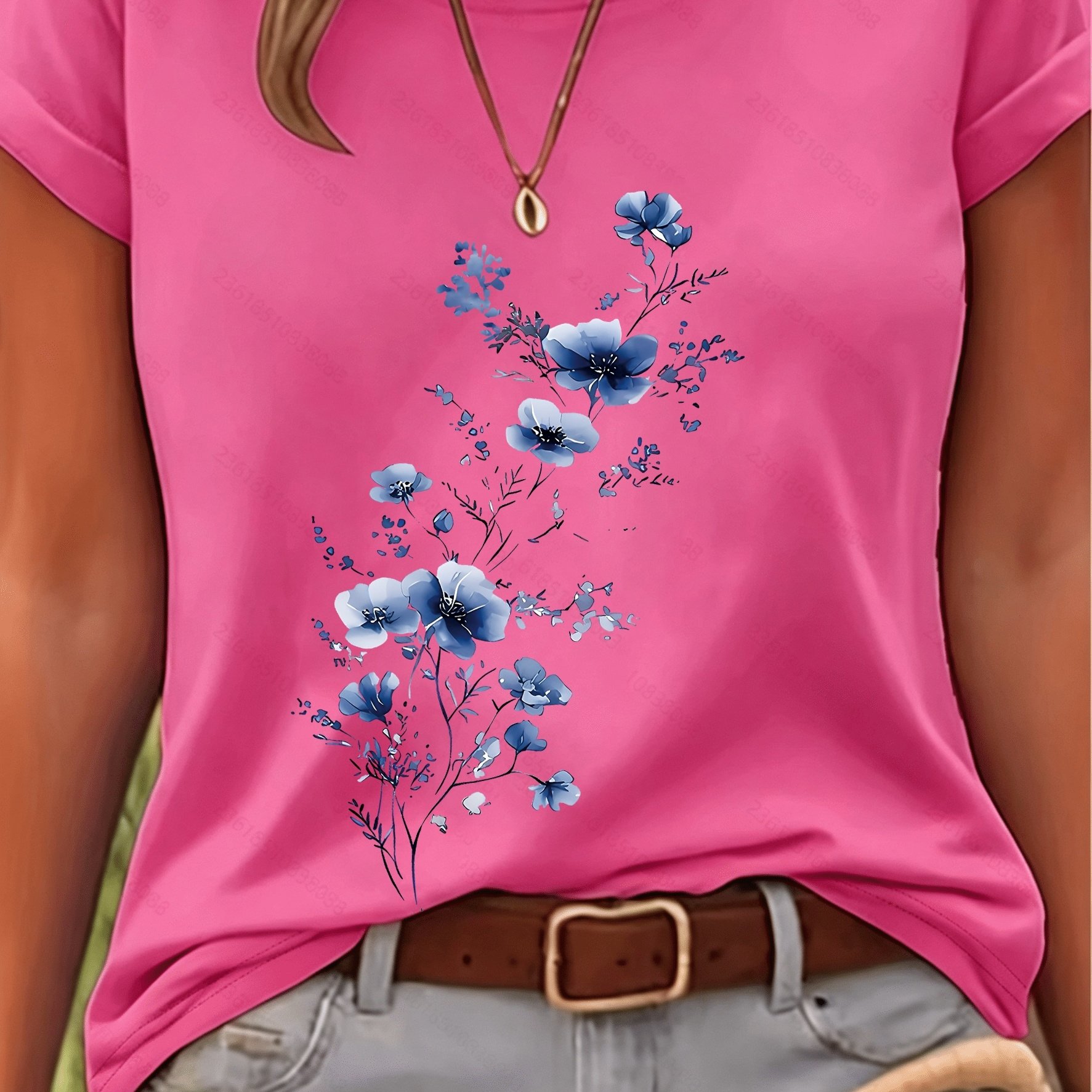 TEMU Printed T-shirt