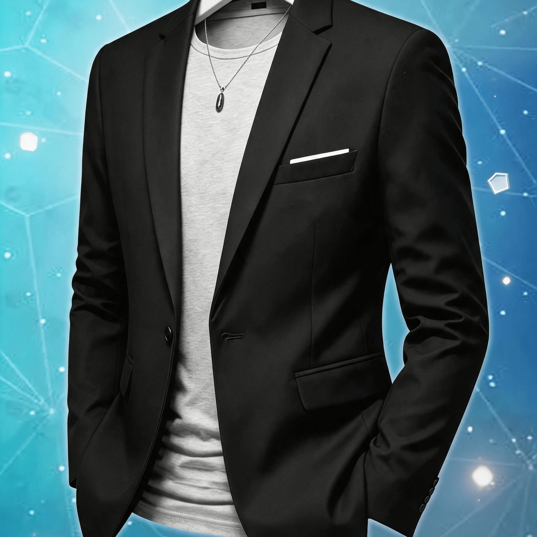 TEMU A Single Lightweight Business Casual Suit Jacket For Spring, Summer, And Autumn, Featuring A Sleek One-button Design, Stylish , And A Demeanor,
