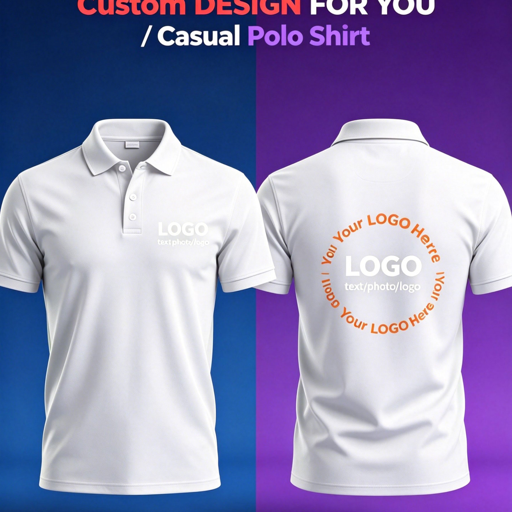 TEMU Men's Custom Collar Quick-dry T-shirt - Moisture-wicking Personalized Print Collar Fitness Shirt, Suitable For Sports And Casual Wear, Durable