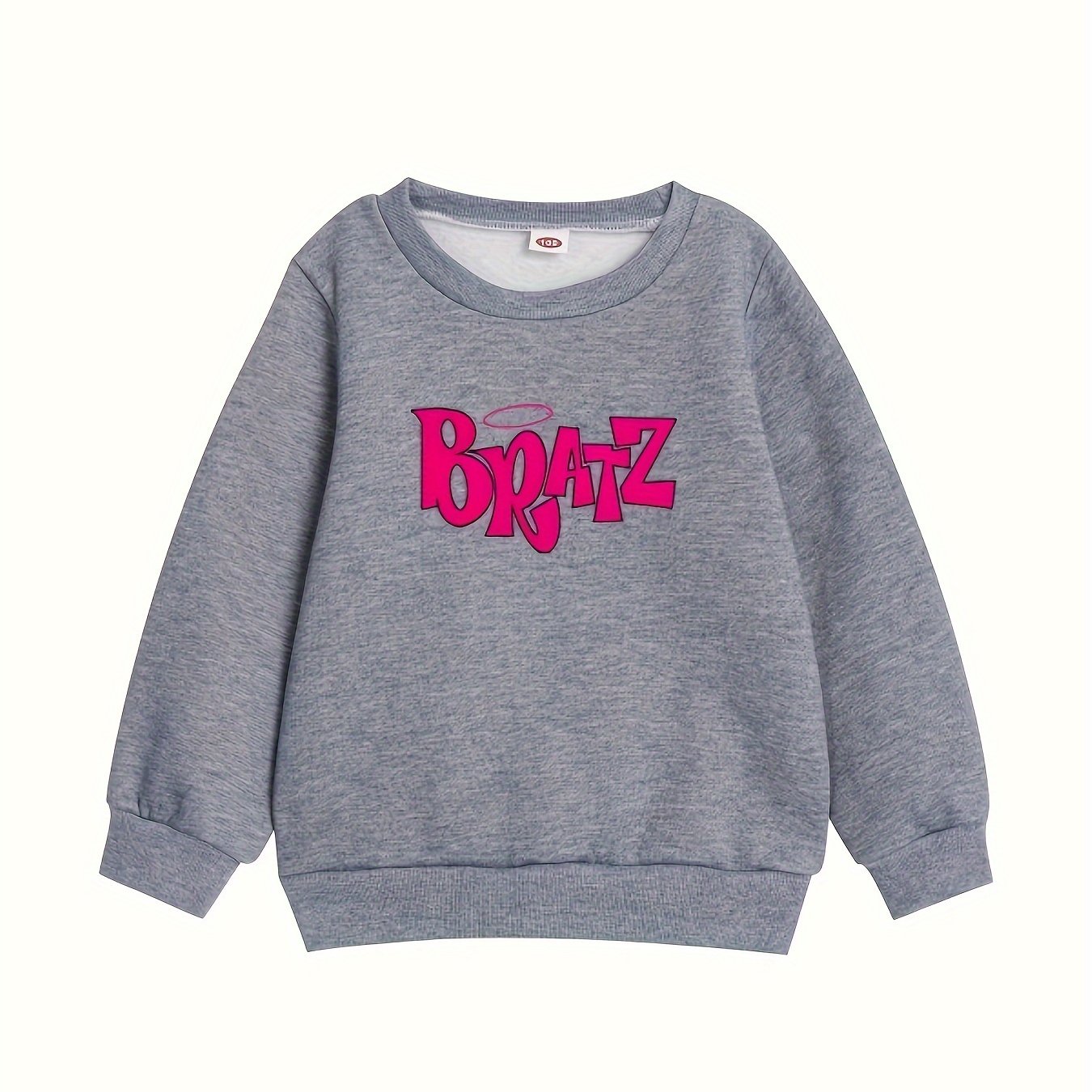 Trendy Girls bratz Graphic Print Crew Neck Sweatshirt Temu