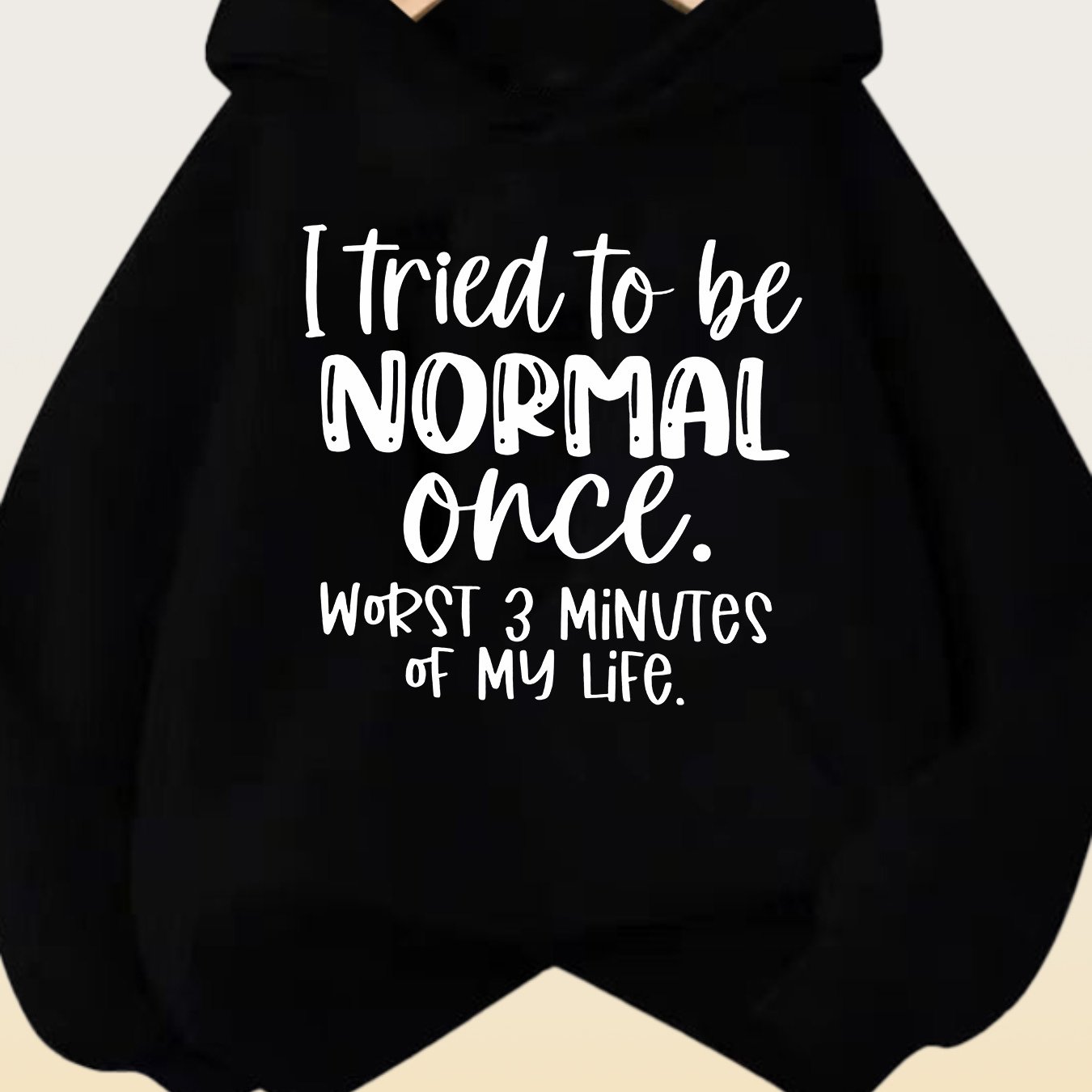 TEMU Ruepei Women's Comfortable Thickened -lined Hoodie, 100% Polyester, Machine Washable - Suitable For S And Casual Wear, Hoodie