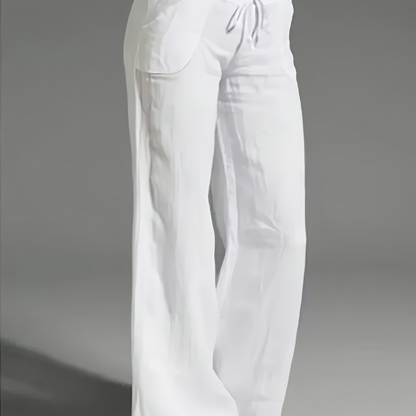 Image of Women' Color Pants With Pockets, For Spring, Summer, Autumn, Vacation, Daily Wear, And