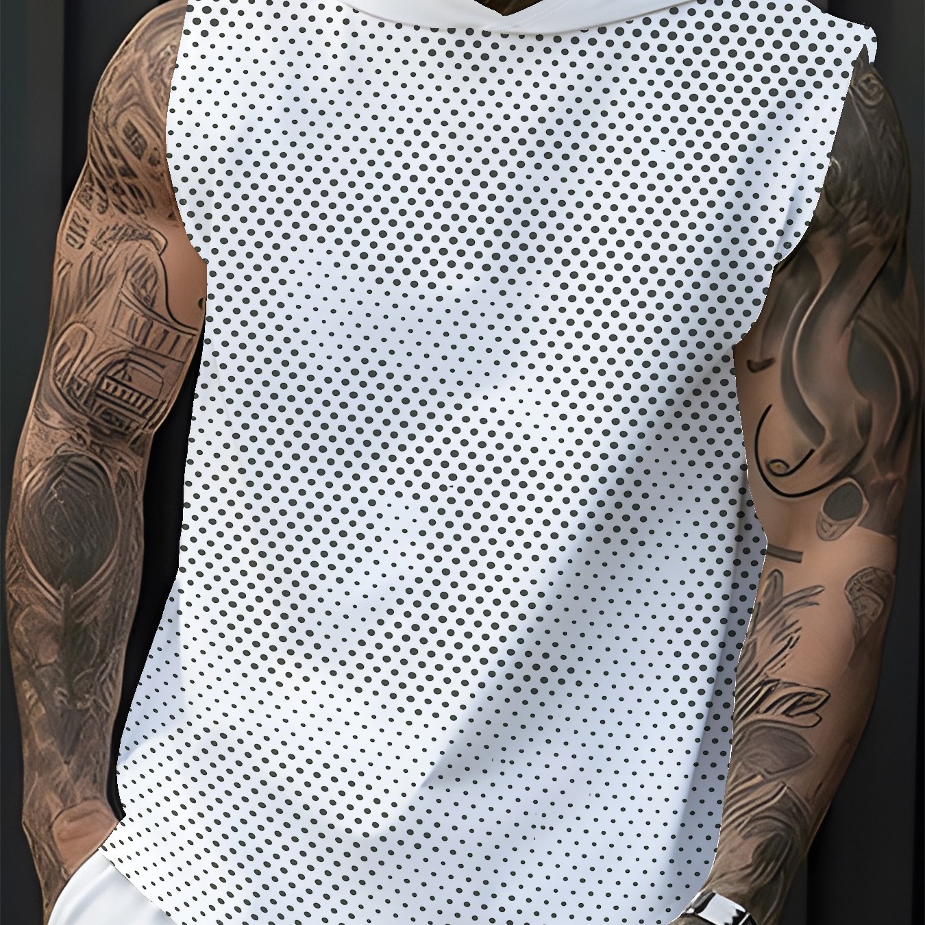 TEMU Gilet da senza maniche con cappuccio, per , vestibilit� regolare, regalo per le feste, abbigliamento