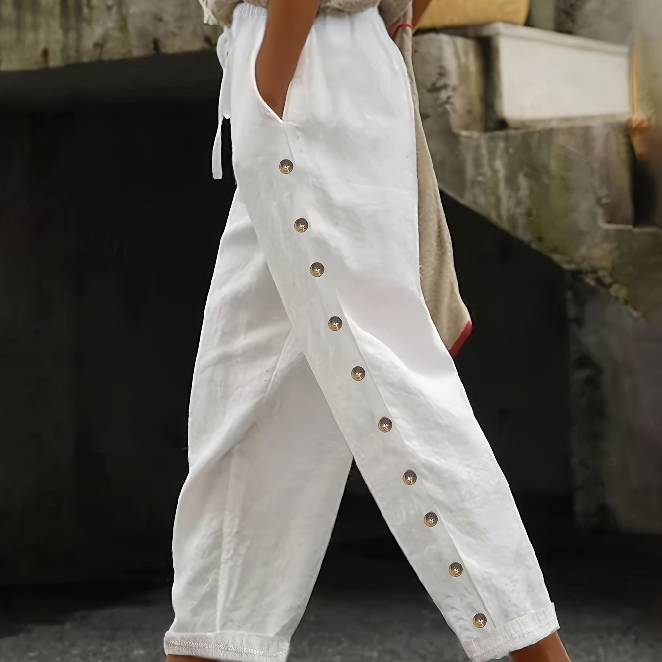 Fashion Women's Casual Long Pants, Directional Style